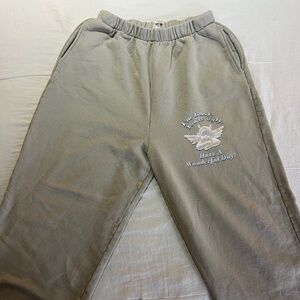 Boys Lie Olive Green Embroidered Track Joggers